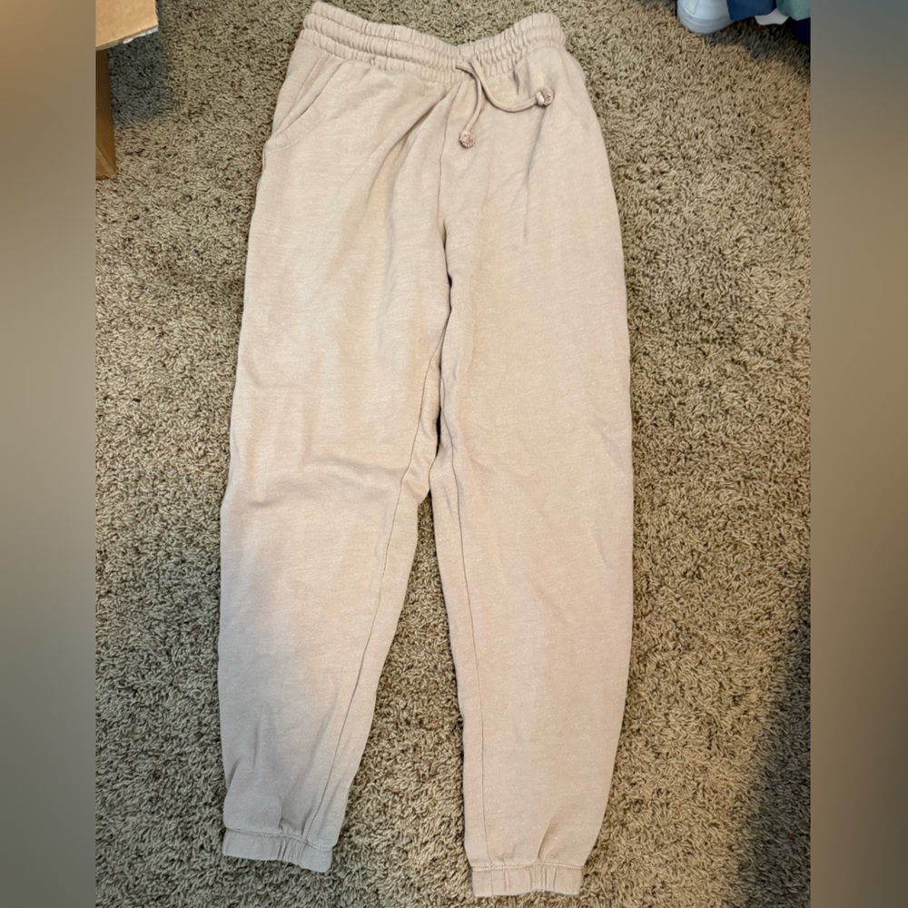 Cream Joggers